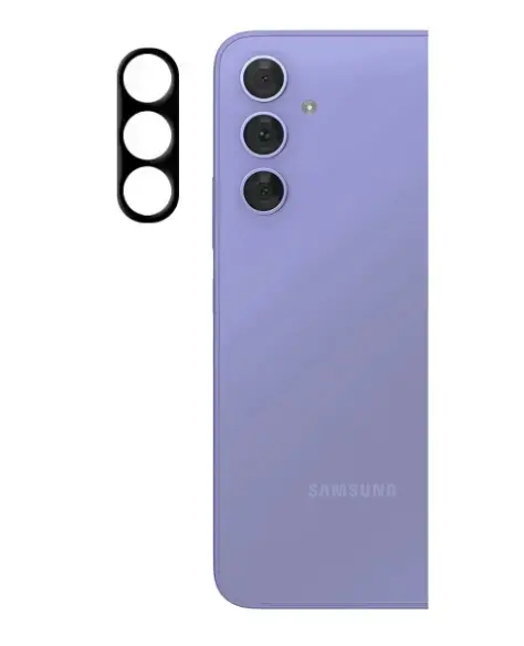 Folie de protectie Camera spate WZK pentru Samsung Galaxy S25+ S936, Sticla Securizata, Neagra