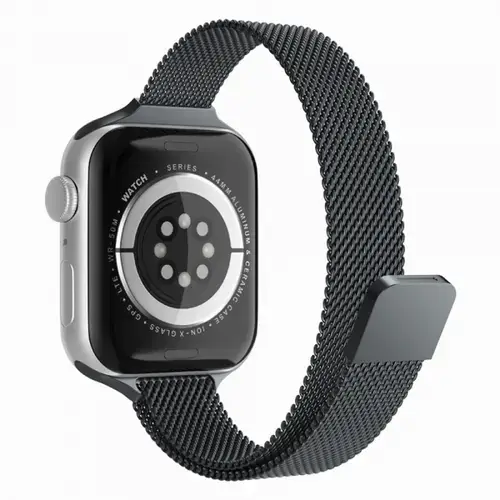 Curea Techsuit W034 pentru Apple Watch 49mm / 46mm / 45mm / 44mm / 42mm Series, Negru