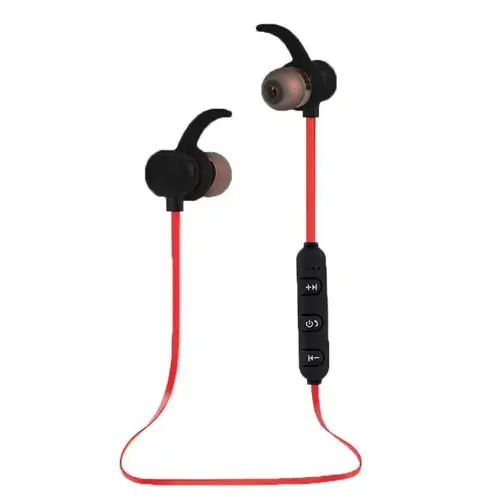 Casti Bluetooth Esperanza EH186, Microfon (Negru/Rosu)