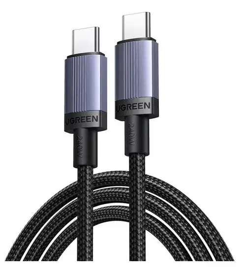 Cablu Date si Incarcare USB-C - USB-C UGREEN, 100W, 1m, Negru
